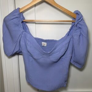 Wilfred Lavender Puff Sleeve Blouse